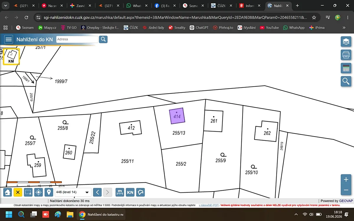 Prodej stavebního pozemku 429 m²